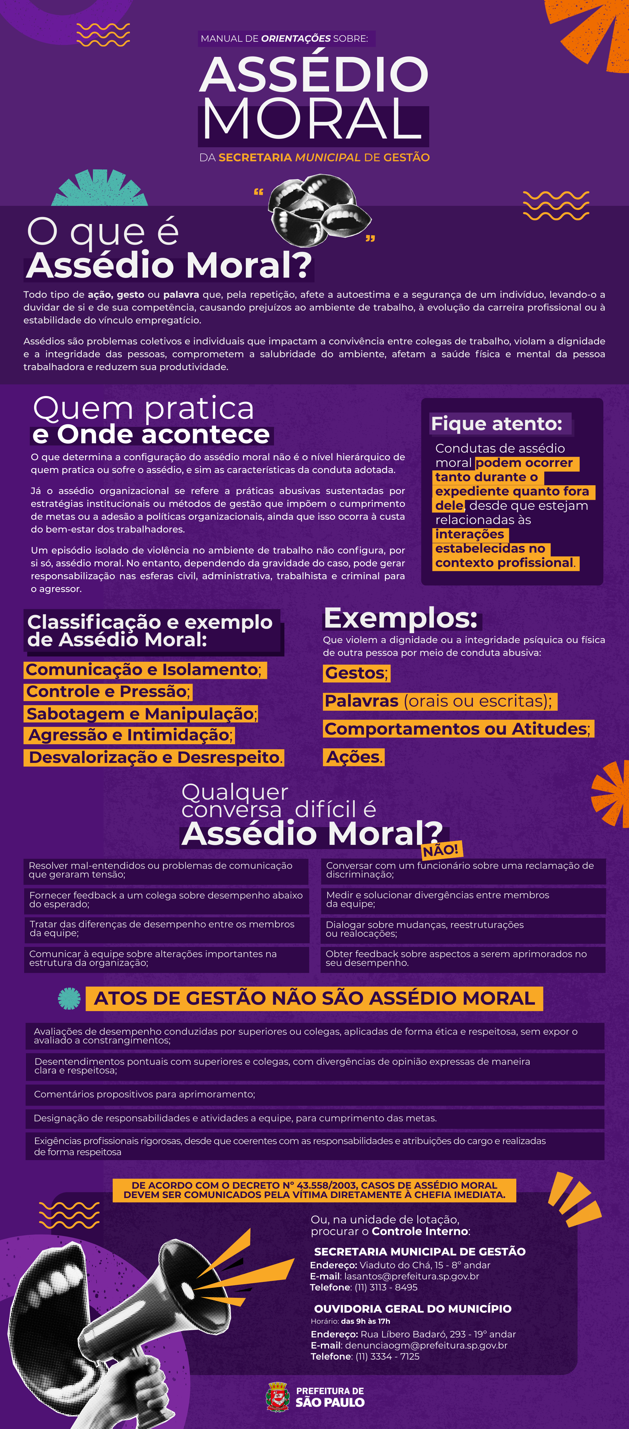 manual de orientacoes sobre assedio moral
